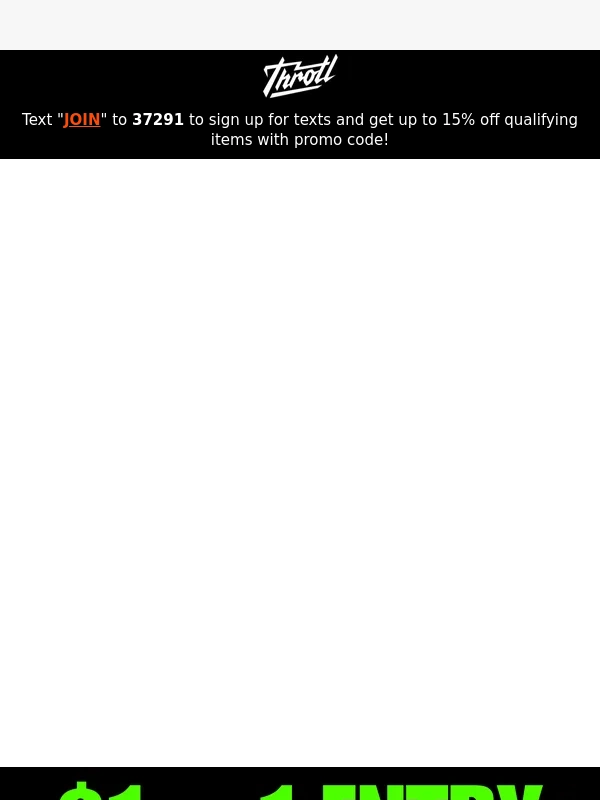 Throtl - Our Latest Sweepstakes is Live—Are You In?