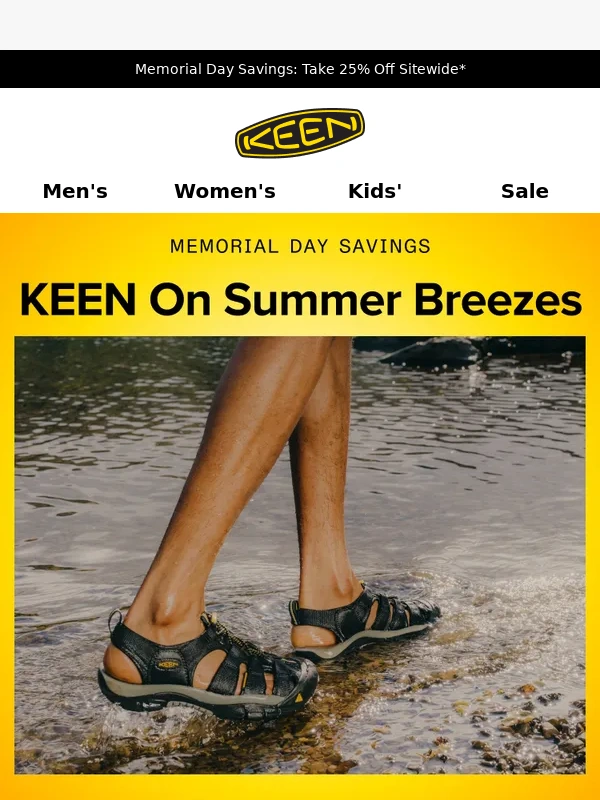 Keen Footwear - ? 25% Off Open-Air Sandals
