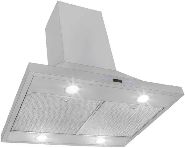 ProLine Island Range Hood Ducted 600/1100 CFM Stainless Steel Finish ProLine