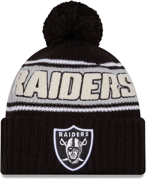 New Era Las Vegas Raiders 2024 Sideline Sport Knit Hat