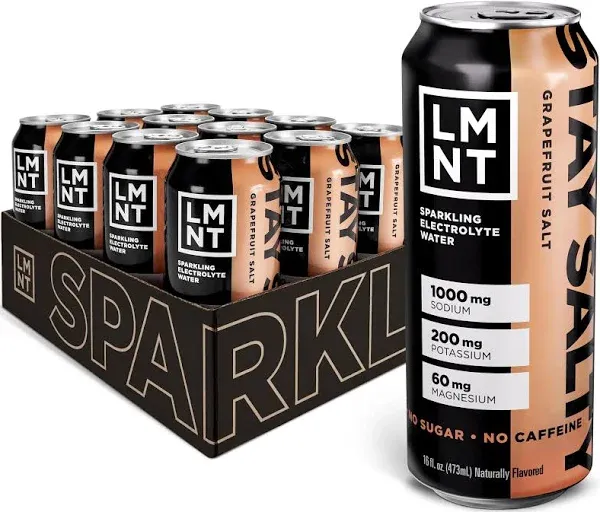 LMNT Sparkling Electrolyte Grapefruit Salt