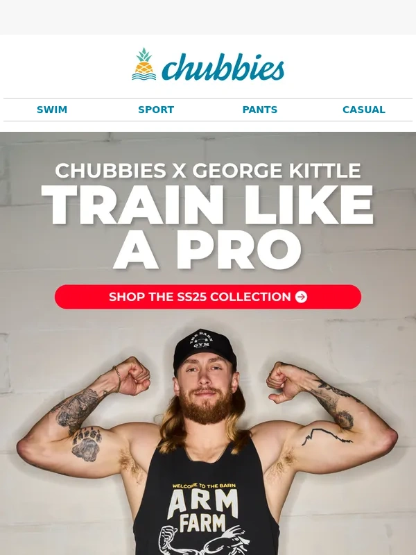 Chubbies Shorts - The Chubbies x George Kittle Summer 2025 Drop