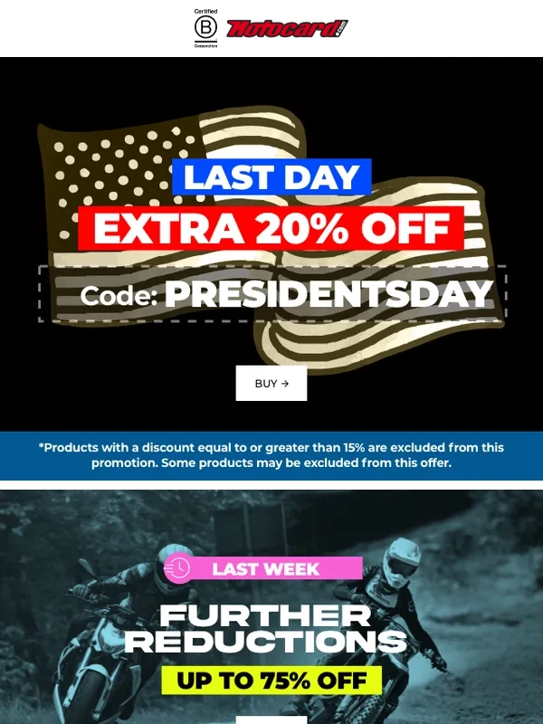 Motocard - Last day! 20% OFF with PRESIDENTSDAY code ?⏱️