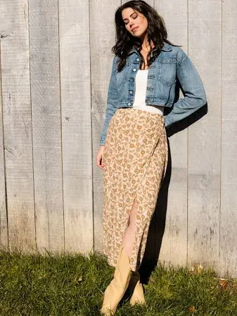 Able Jianna Wrap Maxi Skirt