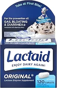 Lactaid Lactase Enzyme Supplement - 120 Count