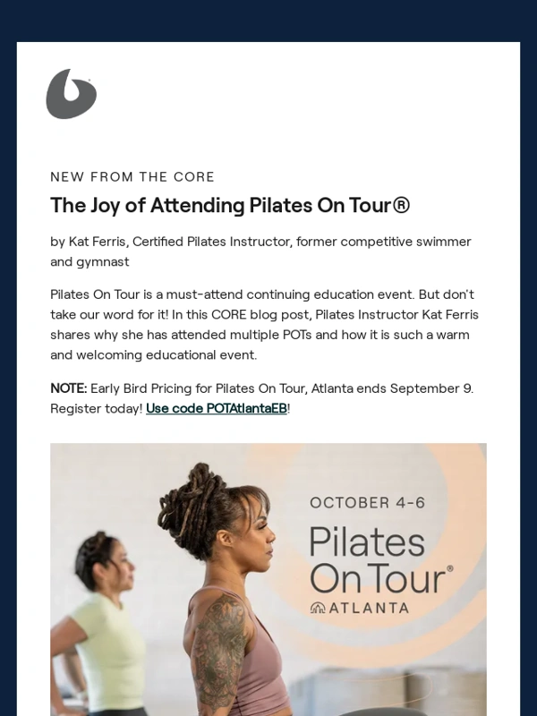 Balanced Body - Why go to Pilates on Tour? Hear from a colleague