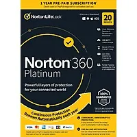 Norton 360 Platinum $19.99