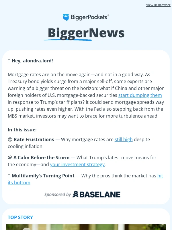 BiggerPockets - Are Mortgage Rates Doomed?