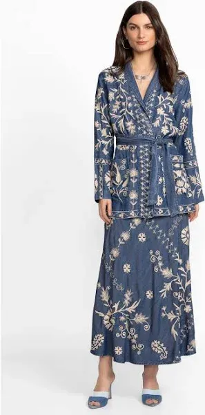 Johnny Was Women's Bias Maxi Skirt