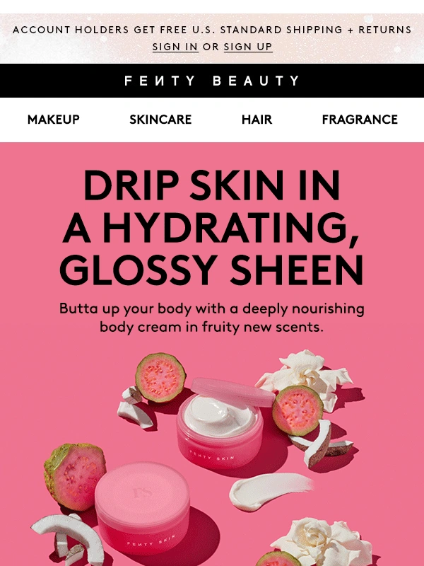Fenty Beauty - Butta up in new tropical body cream scents ?
