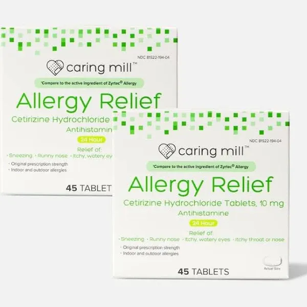 Caring Mill 24-Hour Allergy Relief Tablets