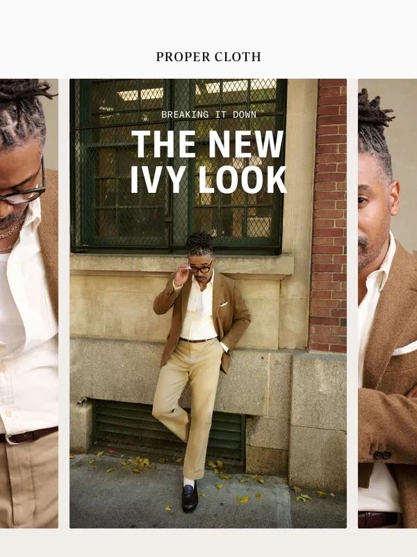 Proper Cloth - Get the Look: New Ivy Edition