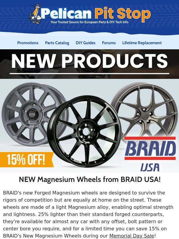 Pelican Parts - Don't be the Last to Know - Hot New Products at Pelican!
