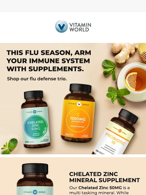 Vitamin World - Outsmart Flu Season with Effective Preparation