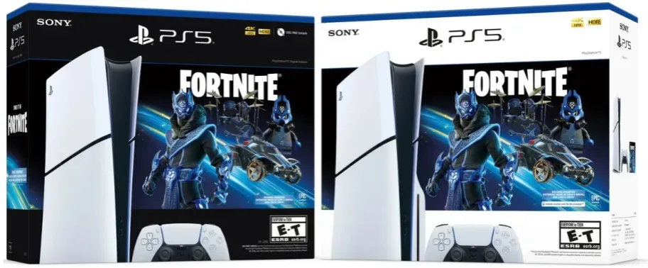 PlayStation 5 Digital Edition Fortnite Cobalt Star Bundle