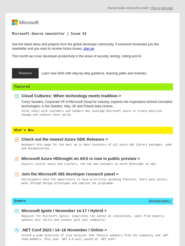 Microsoft Store - Microsoft.Source newsletter | Issue 52