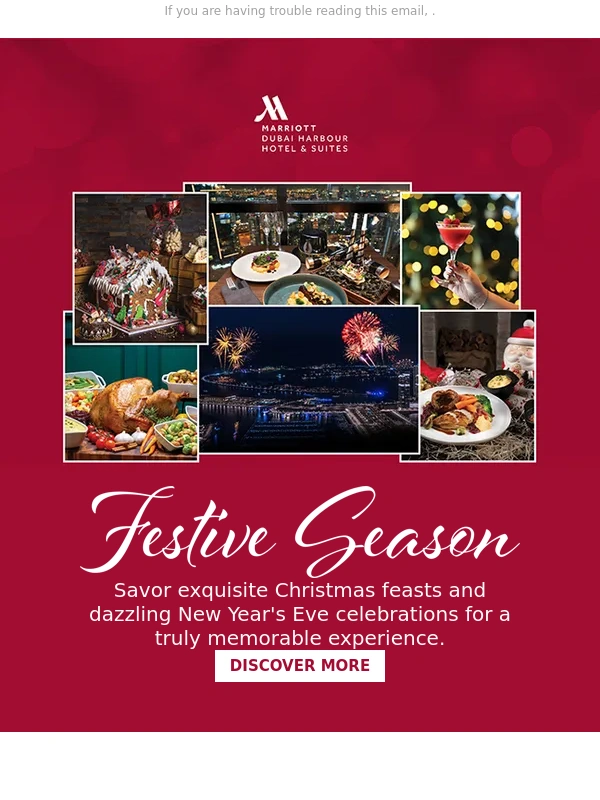 Marriott Bonvoy Hotels - Wonderful Festive Moments at Dubai Marriott Harbour Hotel & Suites