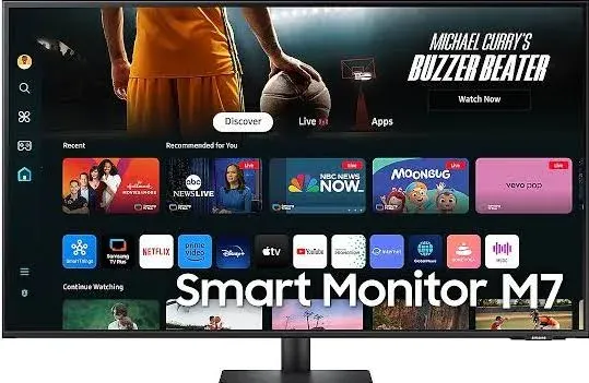 Samsung M7 (M70D) 43" 4K 3840x2160 HDR USB-C Smart Streaming Monitor