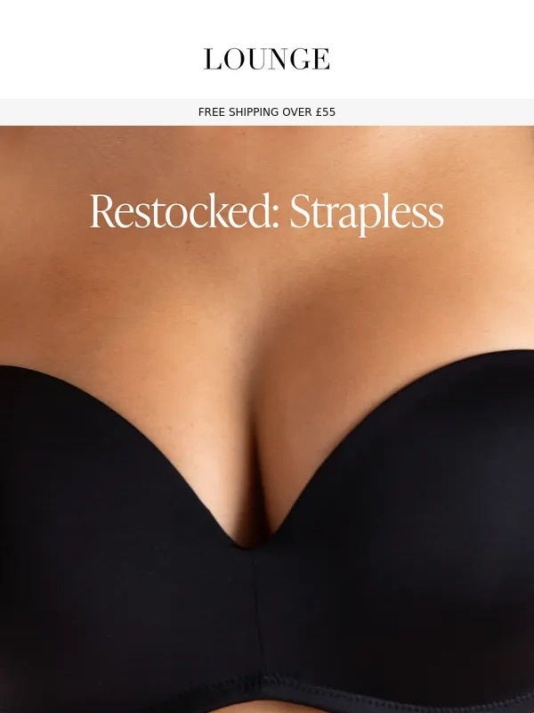 Lounge Underwear - Restocked: Strapless
