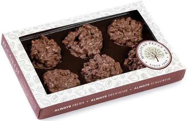 Milk Chocolate Pecan Clusters Gift Box
