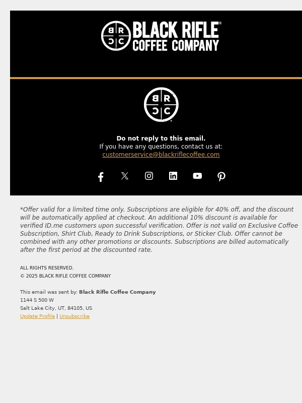 Black Rifle Coffee Company - Get 40% OFF + Free Shipping!