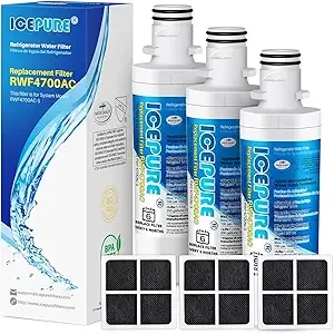 ICEPURE - Replacement for LG LT1000P/PC/PCS, 3 Combo, LT-1000PC, Kenmore 9980