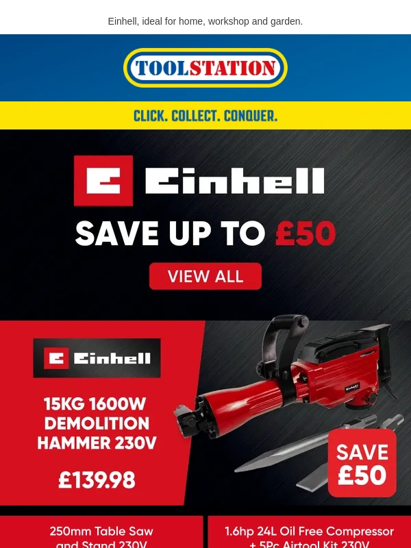 Toolstation - Einhell: Official home and garden expert