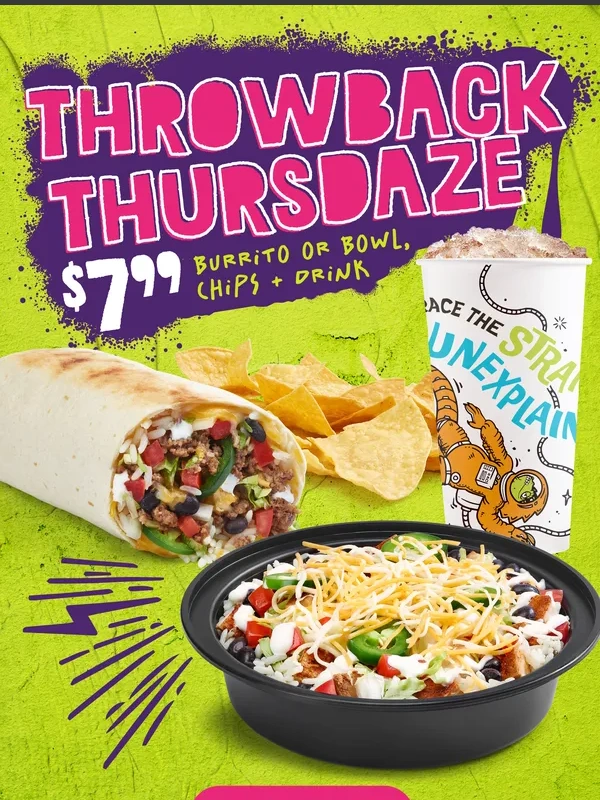 Tijuana Flats - ?️‍♀️ What’s $7.99 & Comes with Chips & Drink? ?