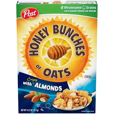 Post Cereal Honey Bunches of Oats with Almonds