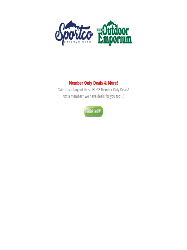 Sportco - ? Exclusive Member Mania! Limited Time Only