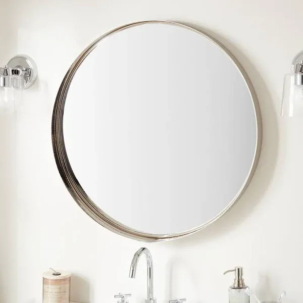 Signature Hardware Palora Oval Bathroom Vanity Mirror