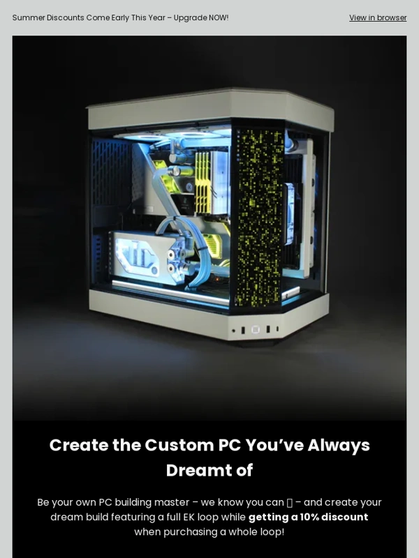 Ekwb - EK Gear Now 10% OFF ? Time to Build Your DREAM PC