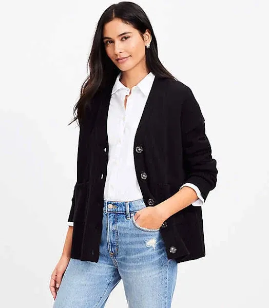 Women's Loft Girlfriend Cardigan Sweater Size