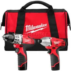 Milwaukee Tool M12 Drill/Impact Combo Kit
