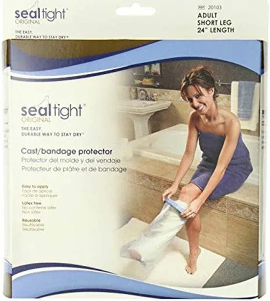 Seal-Tight Leg Cast Protector - M/Short, 1 Count