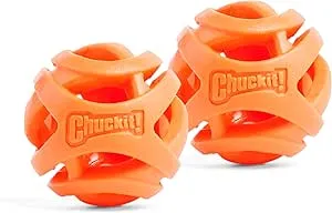 Chuckit! Air Fetch Ball Dog Toy, Small (2 Inch Diameter), for dogs 0-20 lbs, Pack of 2