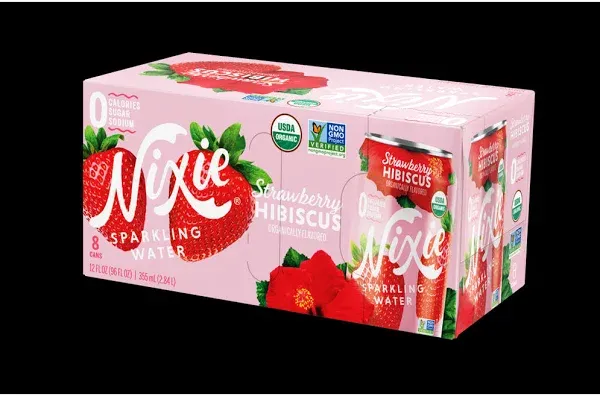 Nixie Sparkling Water Strawberry Hibiscus