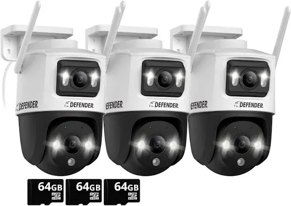 Defender Guard Pro 3K Plus Dual Lens PTZ Security Camera