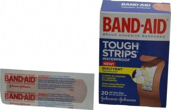 Band-Aid Tough Strips Waterproof Bandages