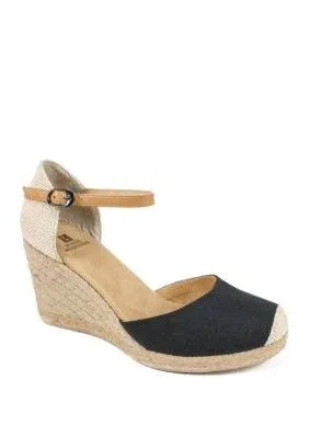 White Mountain Mamba Espadrille Wedge Sandals