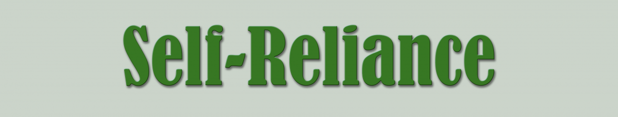 Self-Reliance